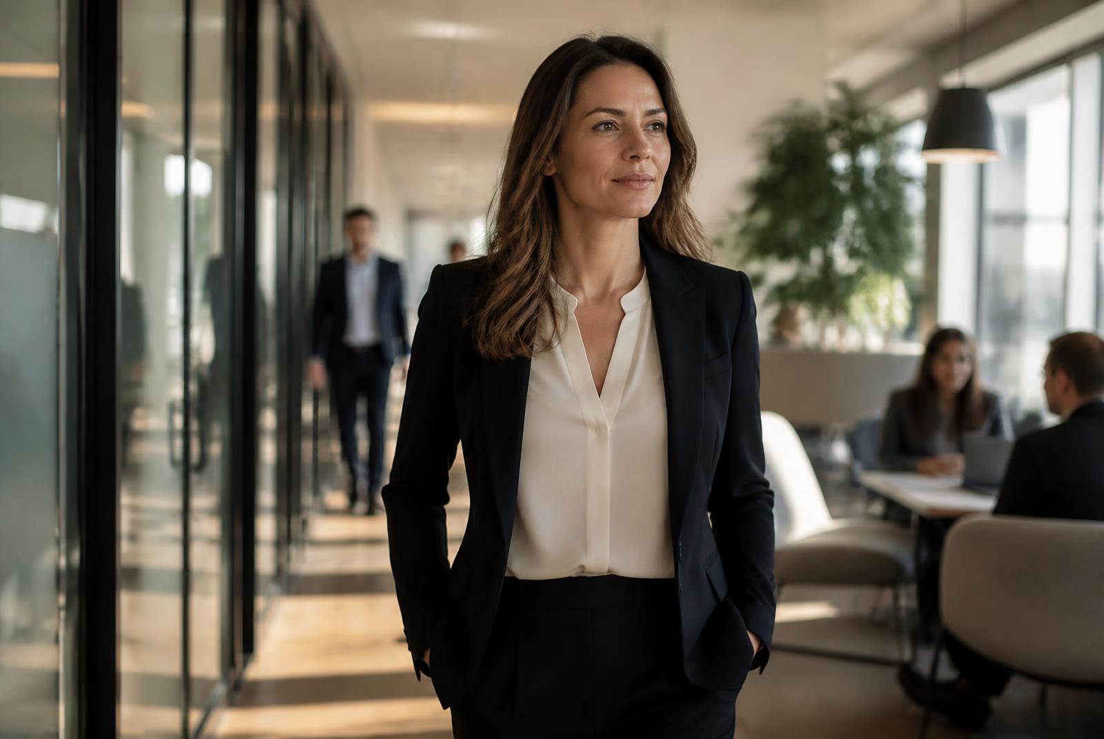 Informeel gesprek tussen executives
